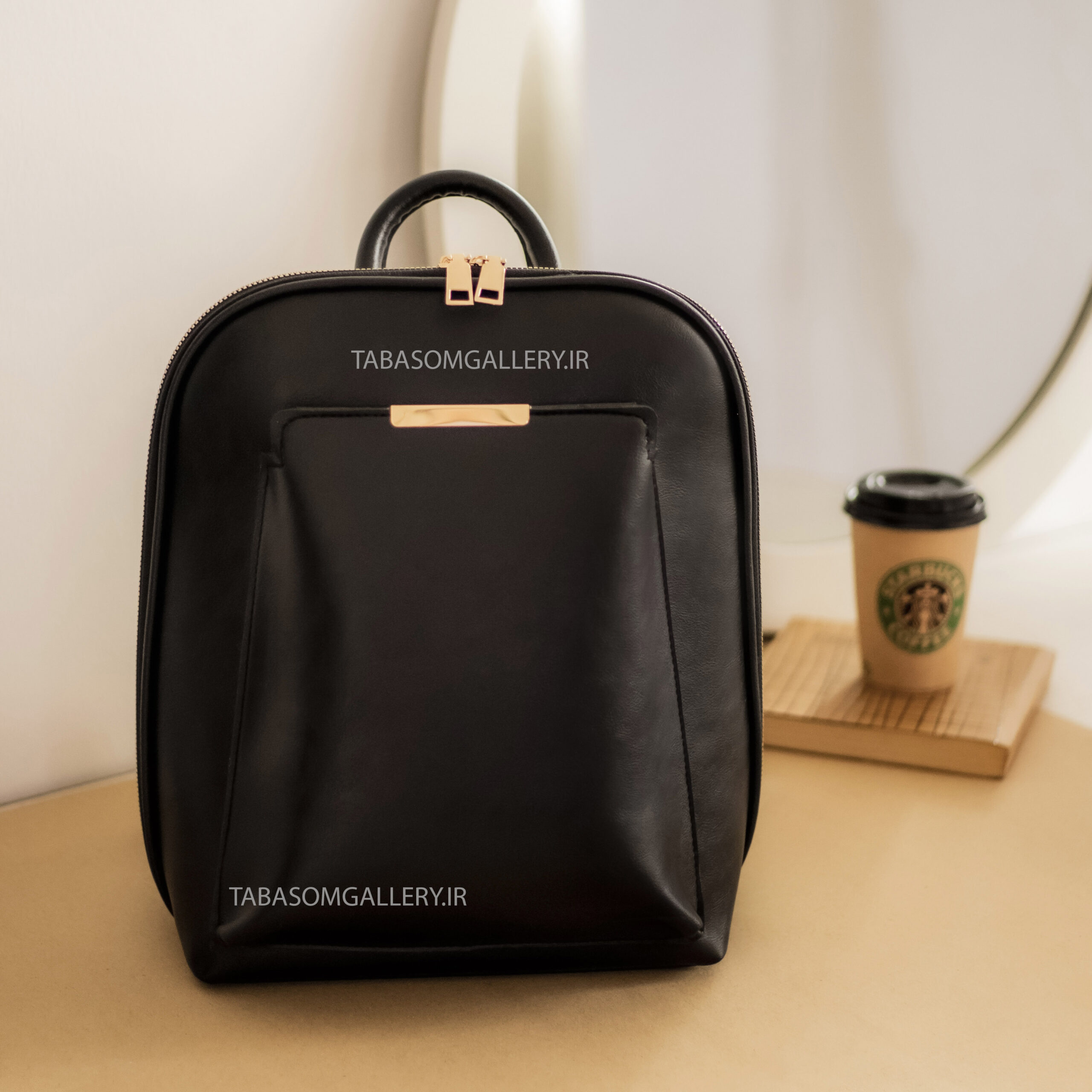 کوله دانشجویی دخترانه سلین تبسم گالری بهترین کوله پشتی دانشجویی دخترانه چرم مشکی بسیار شیک